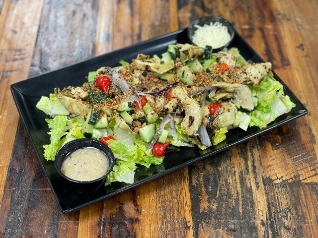 Artichoke Caesar Salad