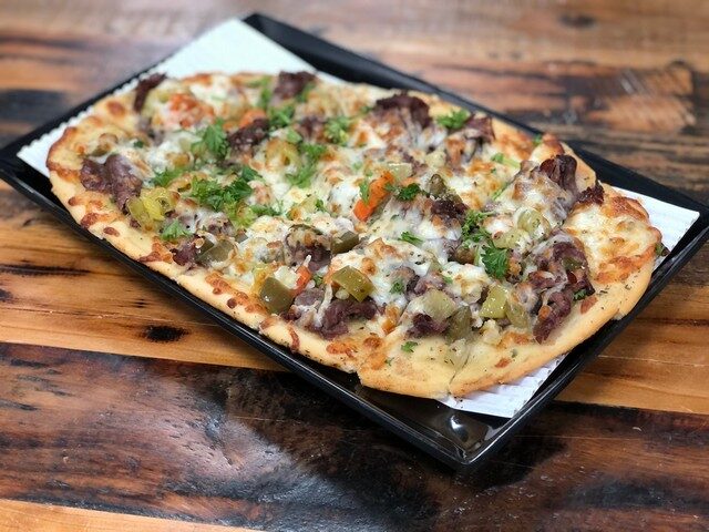 Beef Giardiniera Flatbread