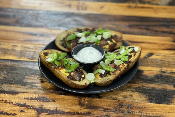Burnt Ends Potato Skins