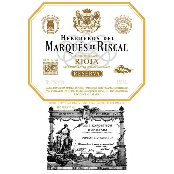 Rioja Reserva Marques de riscal